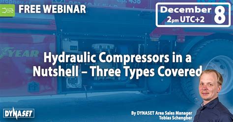 Webinar - Hydraulic Compressors in a Nutshell – Three Types Covered – DYNASET