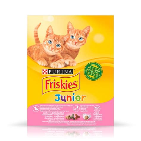 Karma Sucha Dla Koci T Purina Friskies Junior Z Kurczakiem I Marchewk