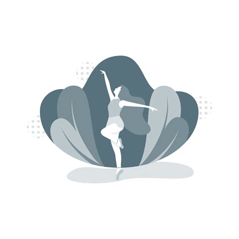 Girl Dancing Ballet-Flat Illustration 1377068 Vector Art at Vecteezy