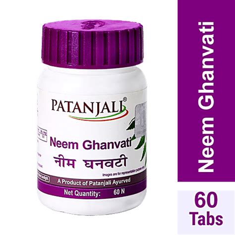 Buy Patanjali Neem Ghan Vati Online At Best Price Of Rs Bigbasket