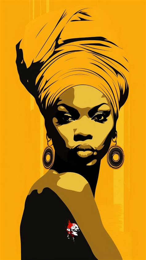 Vector Test 2f In 2024 Contemporary African Art African Drawings African Portraits Art