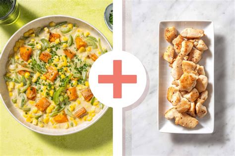 Quick Chicken Sweet Potato And Corn Chowder Recipe Hellofresh