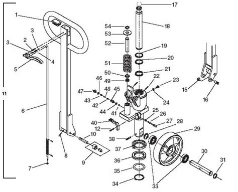 Exploring Toyota Pallet Jack Parts A Comprehensive Diagram