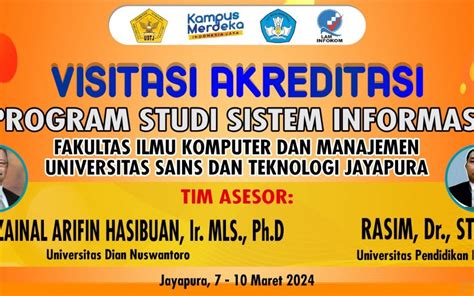 Visitasi Akreditasi Program Studi Sistem Informasi Tahun 2024 USTJ