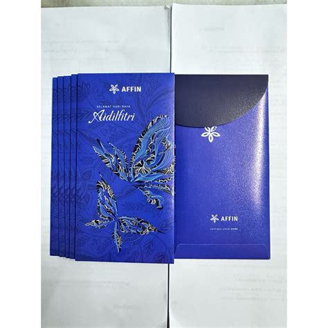 Affin Bank Selamat Hari Raya Aidilfitri Sampul Raya 6 Pieces Set