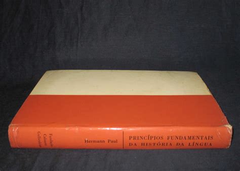 Livro Princ Pios Fundamentais Da Hist Ria Da L Ngua Hermann Paul Cd