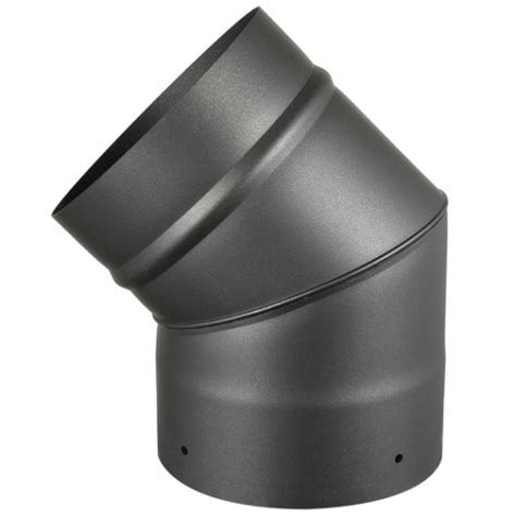 Elbow For 6 Diameter Single Wall Black Stove Pipe