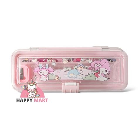 Jual Kotak Pensil Set KLIP Motif Sanrio Kuromi Melody Cinnamoroll