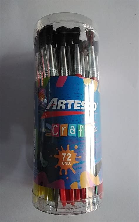 Pincel Artesco Set X Surtido M Plastic Craft Chang Pe