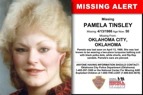 Pamela Tinsley Age Now 50 Missing 04131986 Missing From Oklahoma