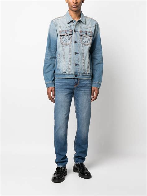 True Religion Jimmy Denim Jacket In Blue Modesens