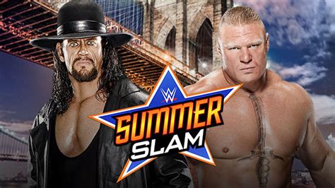 WWE SummerSlam 2015 main event official: Undertaker vs. Brock Lesnar - Cageside Seats