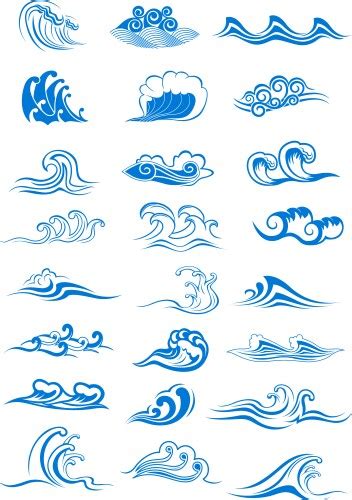 Cartoon Ocean Waves Vector Images (over 37,000)