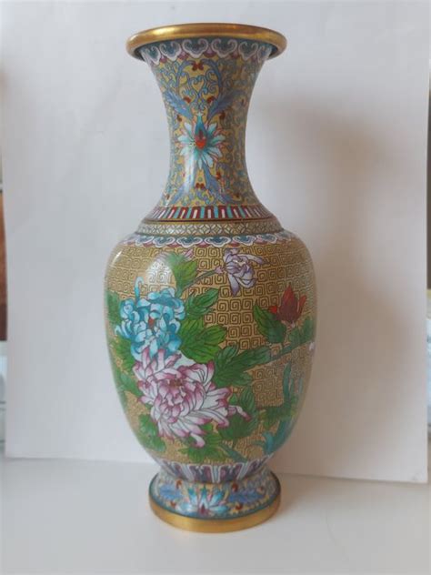 Vase Copper Enamel China Second Half Th Catawiki