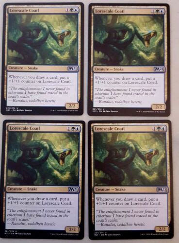 X Lorescale Coatl M Core Set Mtg Magic The Gathering Nm Playset