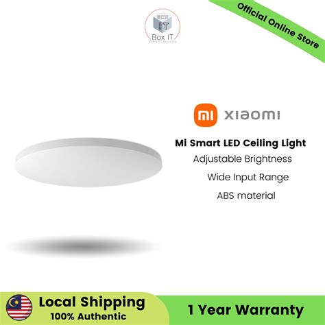 Mi Smart Led Ceiling Light Adjustable Brightness Wide Input Range