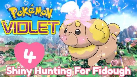 Shiny Hunting For Fidough Part Pokemon Scarlet Violet Youtube