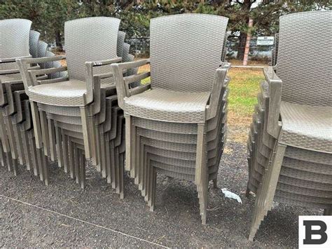 Stackable Plastic Lawn Chairs - Booker Auction Company