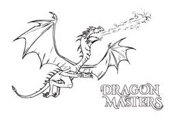 Dragon Master Coloring Pages! | Tracey West