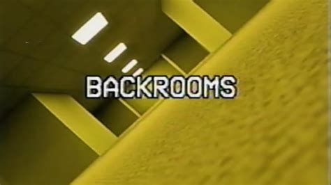 The Backrooms Found Footage Part 1 Credits To Kane Pixels For Most