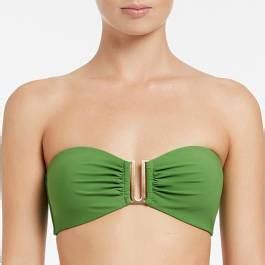 Green Bandeau Bikini Top BrandAlley