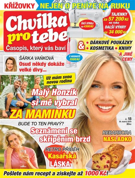 Chvilka Pro Tebe P Edplatn Asopisy Magaziny Cz