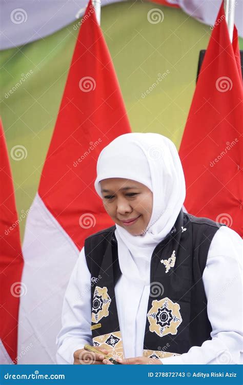 Khofifah Indar Parawansa Governor Of East Java On Sumberasri Durian