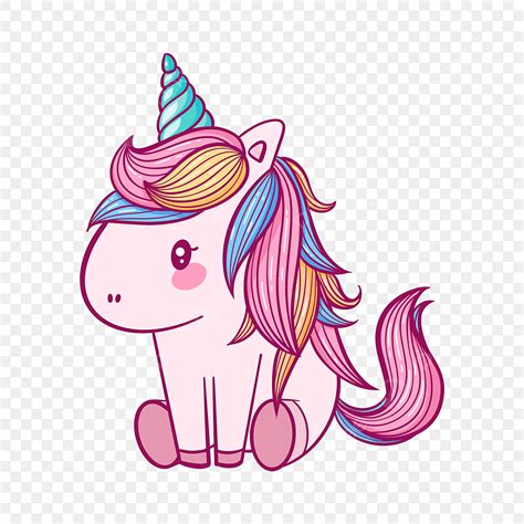 Pink Unicorn PNG Transparent, Seated Pink Unicorn, Unicorn Clipart ...