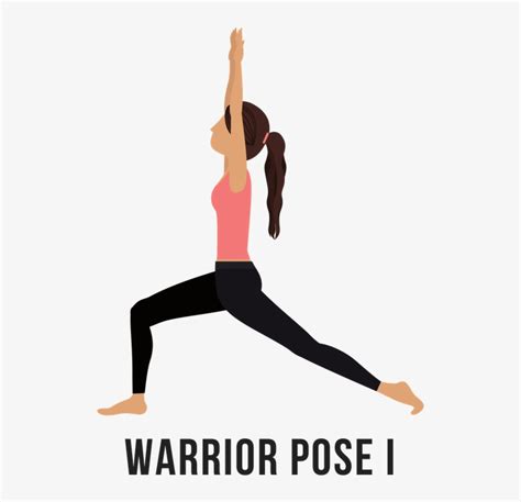 Warrior 1 Pose Yoga