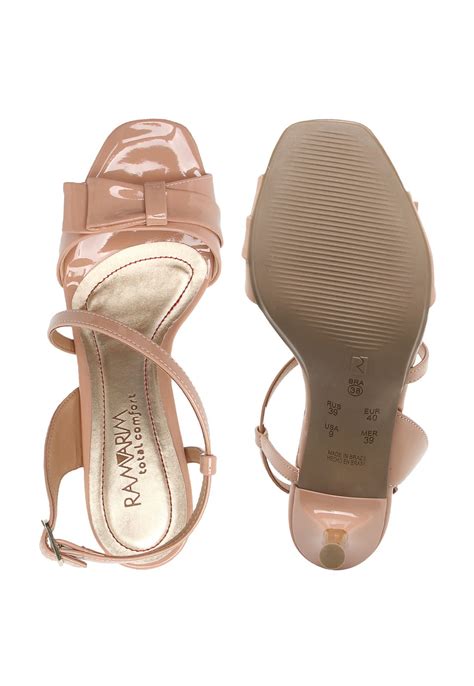 Sandália Ramarim Laço Nude Compre Agora Dafiti Brasil