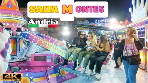 SALTAMONTES Giostre 2023 Andria Lunapark 4K YouTube