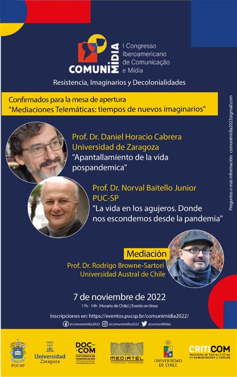 Congresso Iberoamericano De Comunica O E M Dia Doctorado En