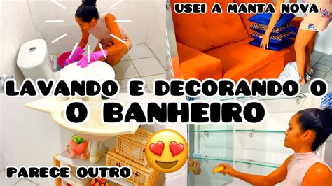 LAVEI E TRANSFORMEI MEU BANHEIRO DECORAÇÃO MANUTENÇÃO DA CASINHA