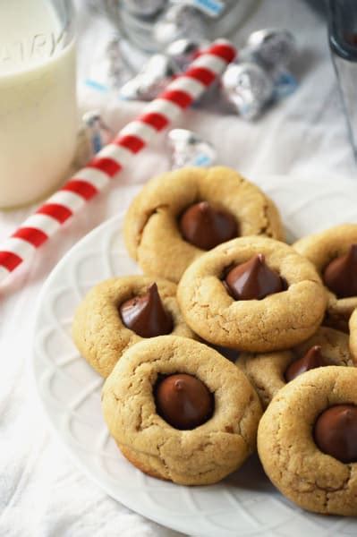 Gluten Free Peanut Butter Blossom Cookies Recipe - Food Fanatic