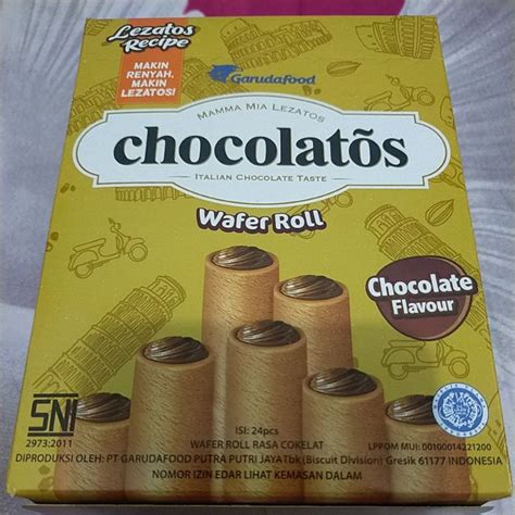 Jual Chocolatos Wafer Roll An Harga Per Pc Shopee Indonesia