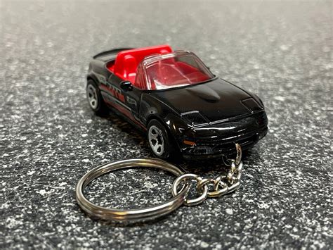 1991 Mazda Miata Keychain Black Matchbox Hot Wheels Matchbox Etsy