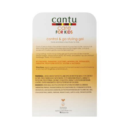 Gel Fijador Extra Fuerte para Niños Cantu Kids Tamaño viaje 63g Curly