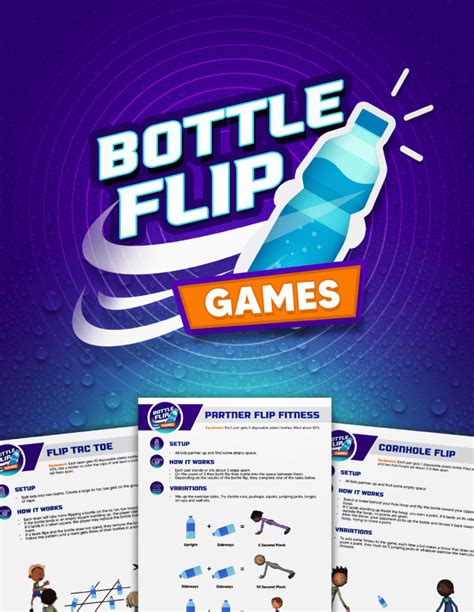 Bottle Flip Games 10 Printable Activities American Coaching Academy