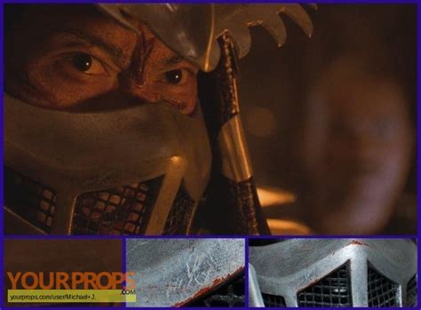 Teenage Mutant Ninja Turtles 2 The Shredder's (James Saito, François Chau) Helmet original movie ...