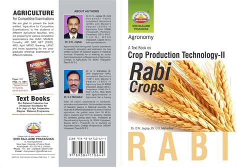 PDF A Text Book On Crop Production Technology II Rabi Crops