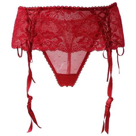 Lace Garters Women Female Lady Bandage G String Sexy Garter Belts With