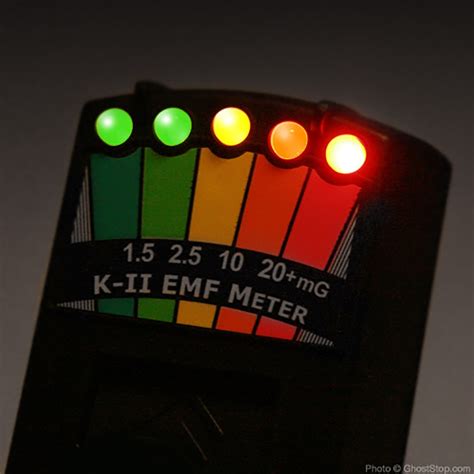 GhostStop Ghost Hunting Equipment K2 Deluxe EMF Meter With On Off Switch