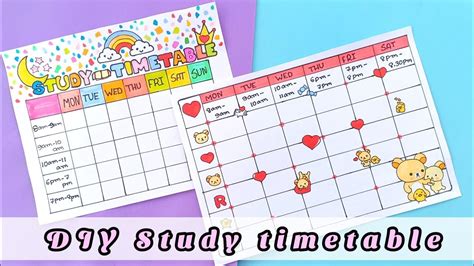 Study Timetable