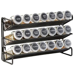 Amazon Gongshi Tier Spice Rack Organizer With Empty Spice