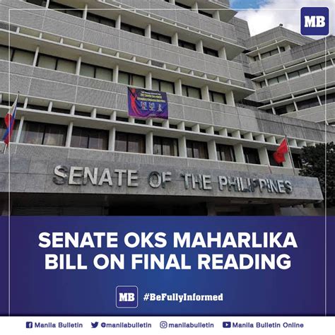 Manila Bulletin News On Twitter The Senate Has Approved Its Final