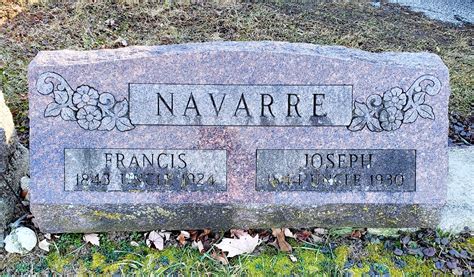 Francis Navarre 1843 1924 Find a Grave äreminne