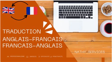 Je Vais Faire La Traduction De Vos Documents De Fran Ais En Anglais Ou