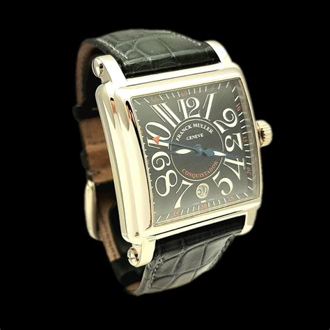 Franck Muller Conquistador Cortez Mens Model Ref 10000 SC In 18K White