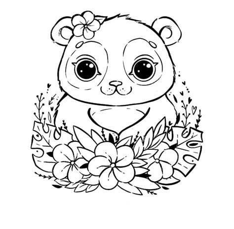 Pandas Para Colorir Desenhos Imprimir