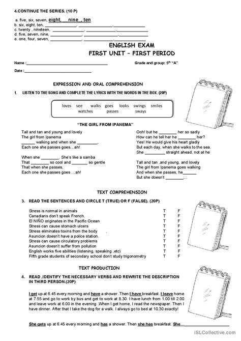 Exams English Esl Worksheets Pdf Doc